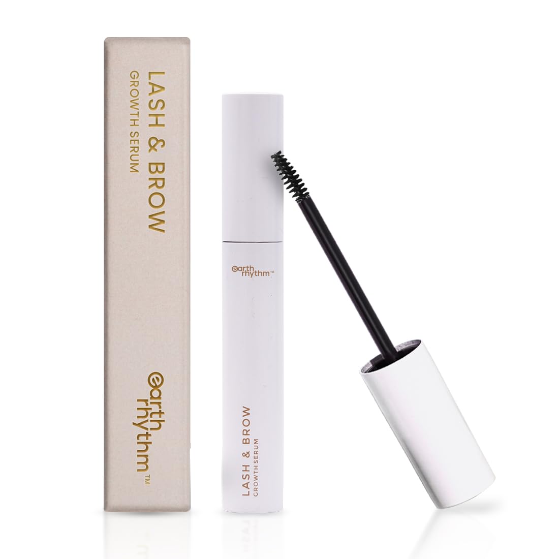 Earth Rhythm Eyelash and Eyebrow Hair Growth Serum With Redensyl & Aloe Vera for Thick Lashes and Brows - 8ml