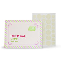 Tint Cosmetics x Emily in Paris Clear Pimple Patch, Hydrocolloid Pimple Patches for Active Surface, Reduces, Pimples & Excess Oil Overnight, 36 Stickers