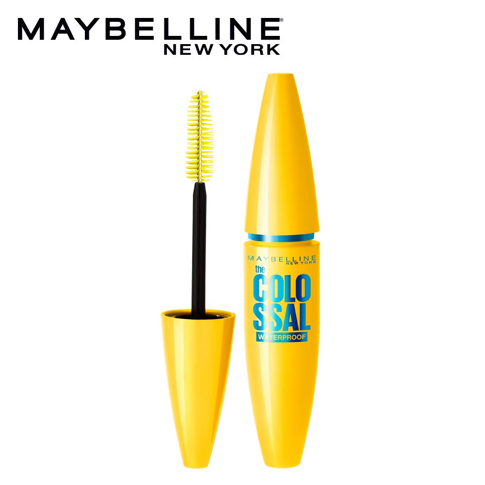 Maybelline New York Volume Express Colossal Masacara, Waterproof, Black, 10 Ml And Maybelline New York Colossal Bold Eyeliner, Black, 3G