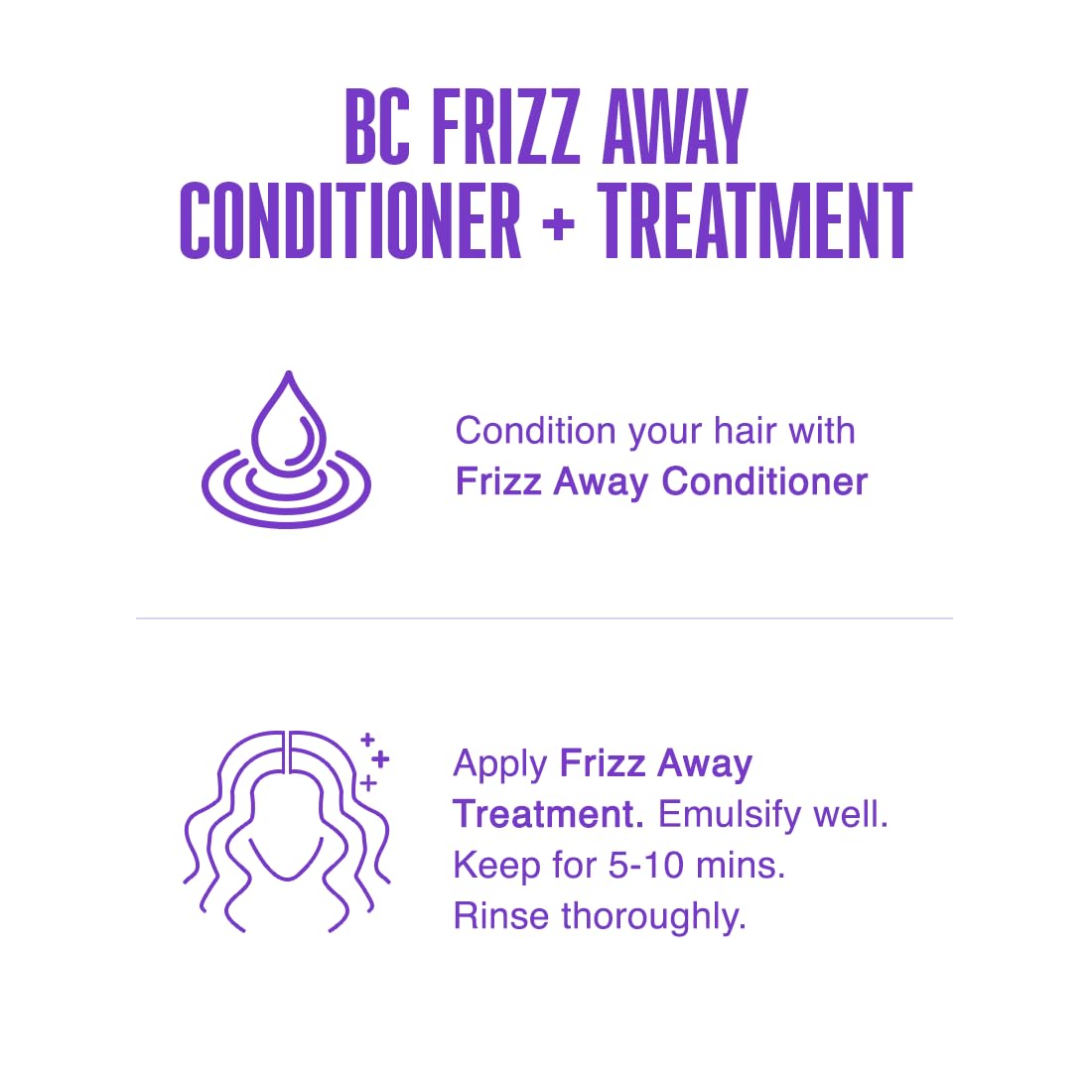 Schwarzkopf Professional Bonacure Frizz Away Treatment with Babassu Oil, 250 ml and Bonacure Frizz Away Shampoo, 200 ml