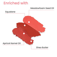 Earth Rhythm Silk Set Go 3-in-1 Lip & Cheek Tint, Long Lasting Flawless Finish, Super Hydrating, Travel Friendly (Satin Bold)