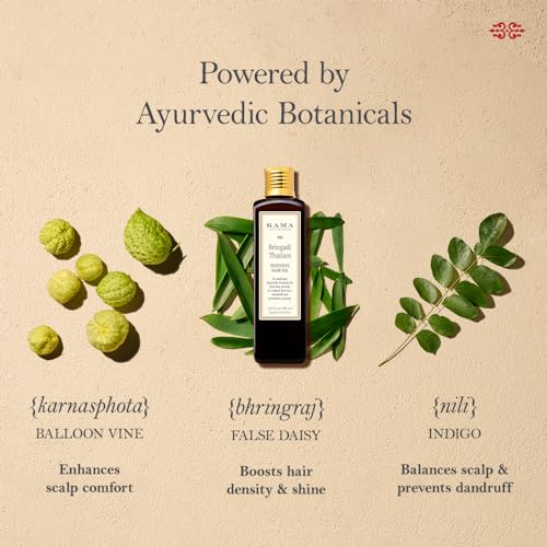 Kama Ayurveda Bringadi Intensive Hair Treatment Oil, 200ml(Hair Oil)