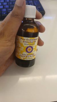 Deve Herbes Guaiacwood Essential Oil (Bulnesia sarmientoi) Pure | Viscous Texture | Rich Aroma | Unisex | All Skin Types |Natural Extract Steam Distilled 30ml