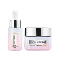 L'OREAL PARIS Glycolic Bright Day Cream With Spf 17 & Brightening Serum