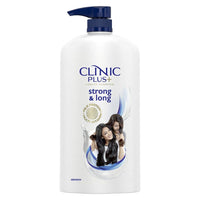 Clinic Plus Strong & Long Protein Shampoo 1 l, With Milk Proteins & Multivitamins for Strong, Healthy and Long Hair - Hair Growth Shampoo for Women & Clinic Plus Strong & Long Health Shampoo 355 ml