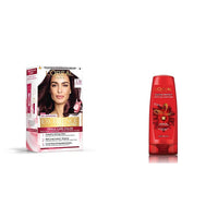 L'Oreal Paris Excellence Creme Hair Color, 3.16 Burgundy, 72ml+100g and L'Oreal Paris Color Protect Conditioner, 192.5ml (175ml+17.5ml)