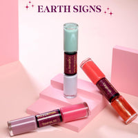 Typsy Beauty 2 In 1 Gel Nail Polish | Blue & Green | Quick Drying | Glossy Finish | Long Lasting | Chip Resistant |10 ml