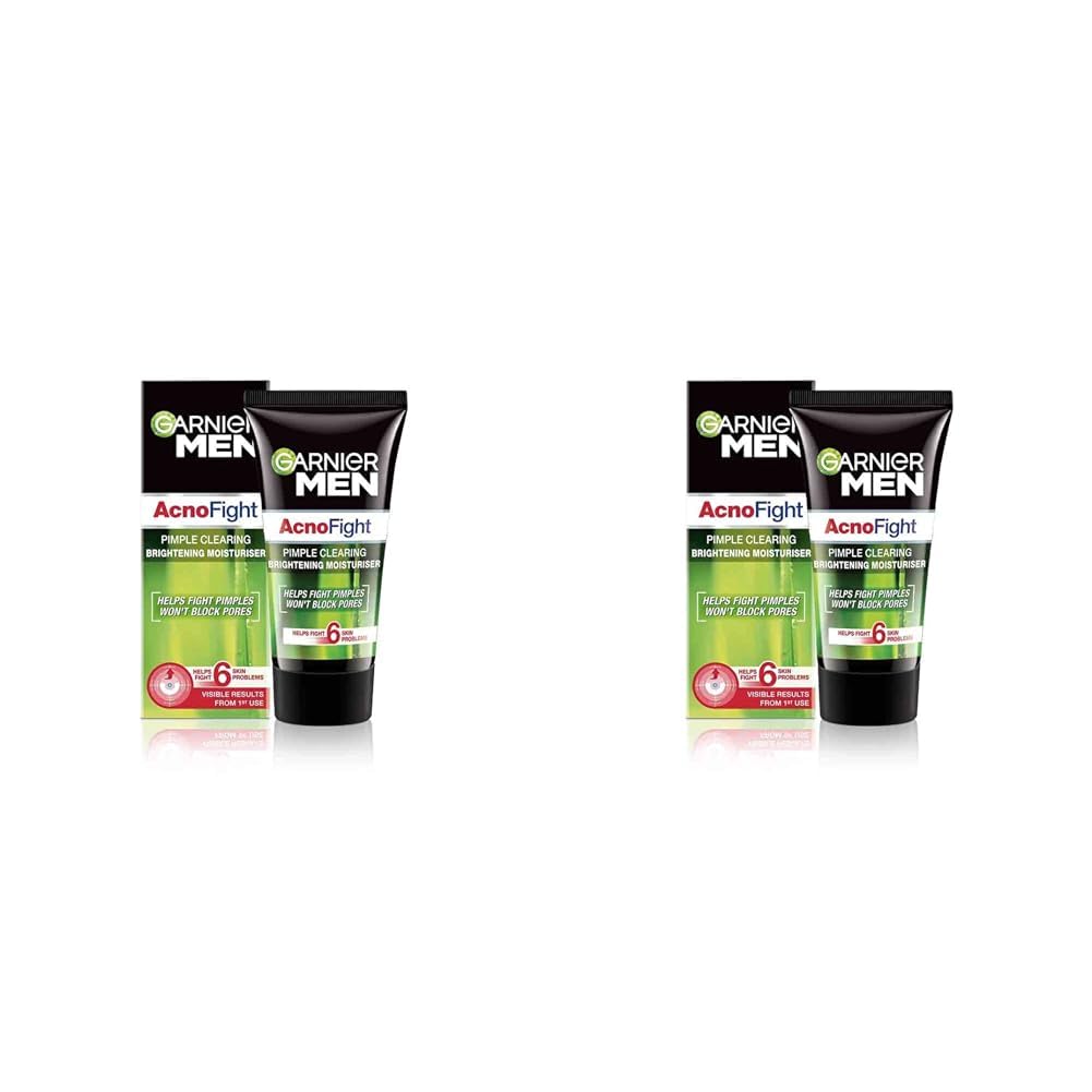 Garnier Men Acno Fight Pimple Clearing Brightening Moisturizer, 45g (Pack of 2)