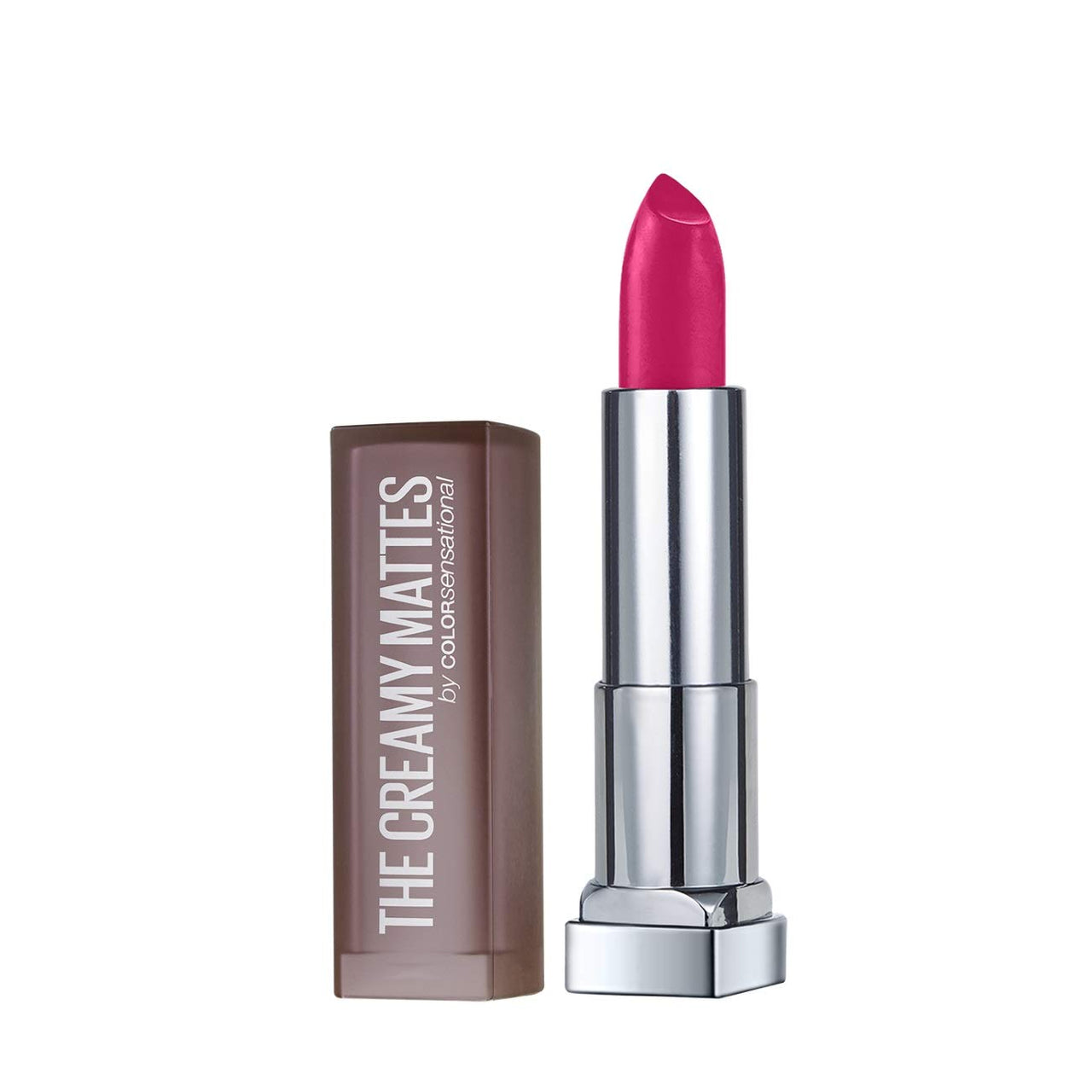 Maybelline New York Color Sensational Creamy Matte Lipstick, 696 Burgundy Blush, 3.9g and Maybelline New York Color Sensational Creamy Matte Lipstick, 680 Mesmerizing Magenta, 3.9g