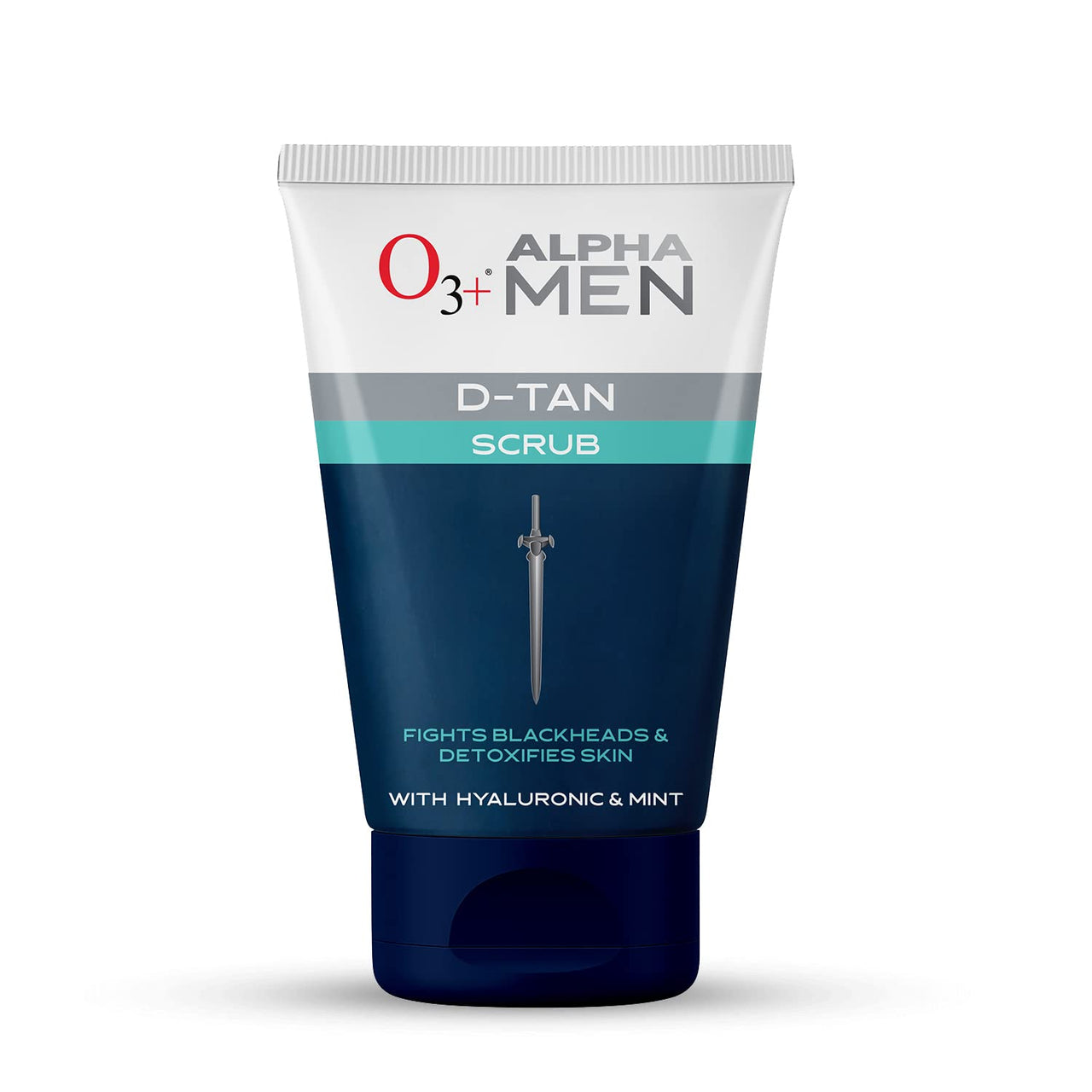 O3+ Brightening and Whitening Face Wash, 50g & O3+ ALPHA MEN Acno D-TAN Scrub With Hyaluronic & Mint 50g - Detan Scrub for TAN removal Combo