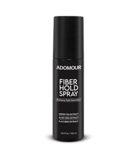 Adomour Thick Fiber Hold Spray 100ml | 2-in-1 Strong Hold Hair Fiber Lock & Setting Spray for Men & Women | Flaxseed, Aloe Vera & Green Tea | Non Greasy, Long Lasting | For All Hair Types & Fibers