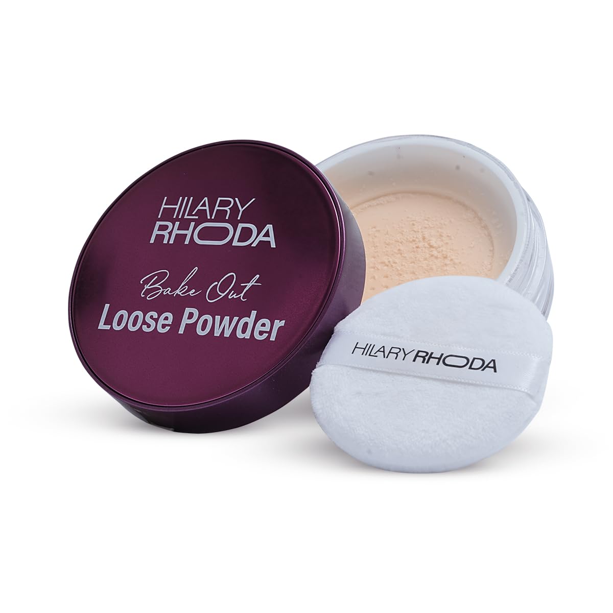 Hilary Rhoda Bake Out Loose Powder | Setting Loose Powder for Face | Matte Finish & Lightweight Loose Powder | Hides Imperfections | Oil Control Formula | 10gm (Banana | Shade 02)