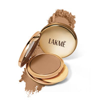 Lakmé 9To5 Double Duty Dual Finish Natural Compact Full Powder For All Skin Types, 9G, 1 Count