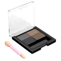 HUDA GIRL Eyebrow Palette for Women with Eyebrow Brush, Long Lasting & Waterproof Eyebrow Filler, Blendable Colors in 4 Shades, Eye Brow Palette and Brush Set for Women and Girls