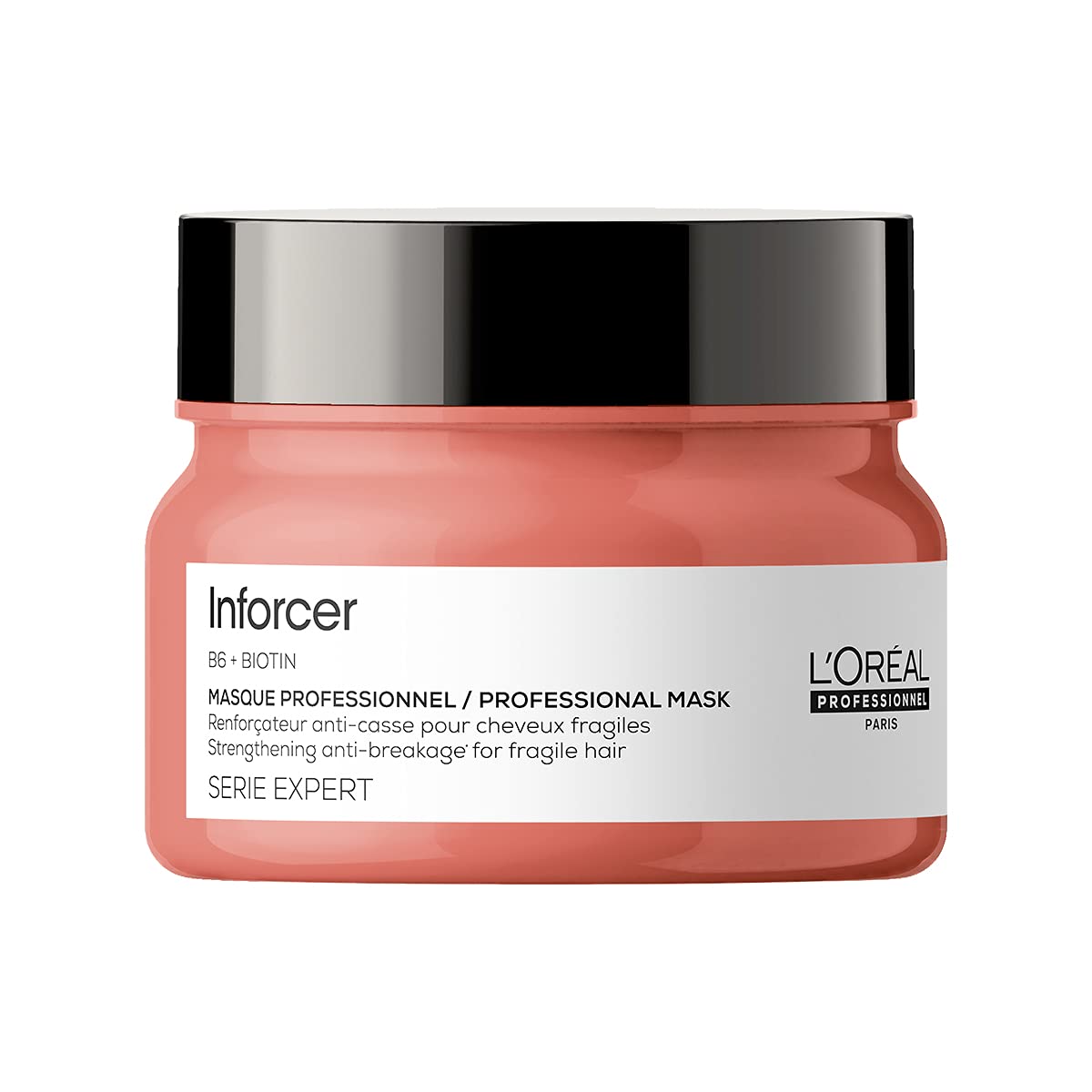 L'Oréal Professionnel L’Oréal Professionnel Inforcer Strengthening Hair Mask, Serie Expert, 250gm Absolut Repair Shampoo For Dry And Damaged Hair, Serie Expert, 300Ml