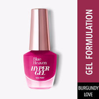 Blue Heaven Hypergel Finish Nailpaint - Burgundy Love, 406, 11Ml