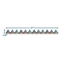 Eureka Curiosity Garden Peeking Gnomes Extra Wide Decorative Classroom and Bulletin Board Trim for Teachers, 3.25