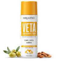 ORGATRE Hair Removal Cream Spray for Men & Women | Painless Body Hair Remover for Chest, Back, Legs, Underarms & Intimate Skin | 200 gm