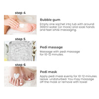 O3+ Pedilogix Bubblegum Manicure Pedicure Kit for Hand and Feet Lightening, Softening and Massage (1 Pc, 57 g)