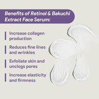 Vamp Beauty Anti-Aging Retinol Face Serum with Bakuchi Extract | Targets Wrinkles & Dark Spot | Improves Skin Firmness and Texture | For All Skin Types | 30ml