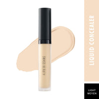 Swiss Beauty MakeUp Fixer Natural Aloe Vera with Vitamin-E, Face MakeUp, White, 50ml & Swiss Beauty Professional Liqiud Concealer, Face MakeUp, Light-Moyen, 5.6g