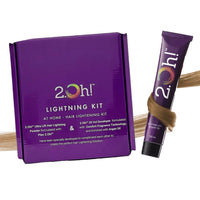 2.Oh! Italian Toffee Brown Hair Color DIY Kit | Semi-Permanent Color + Bleach for Highlights | With Plex & Argan Oil | Lightening Kit for Women & Men
