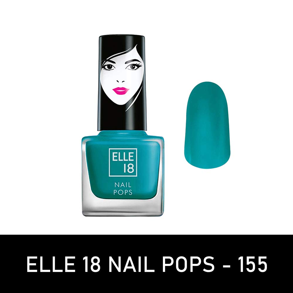 Elle 18 Nail Pops Nail Color 155 & Elle18 Matte, Glossy Finish Nail Pops Color 161, 161, 5 Ml & Elle18 Nail Pops Nail Color 163, Glossy & Matte Finish, 5Ml