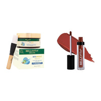 Bella Vita Organic INSTABRIGHT Face Pack for DeTan Glowing Skin Kiss-Proof 4.5 ml 18-hr Stay Waterproof Intense Moisturisation Dreamy Nude