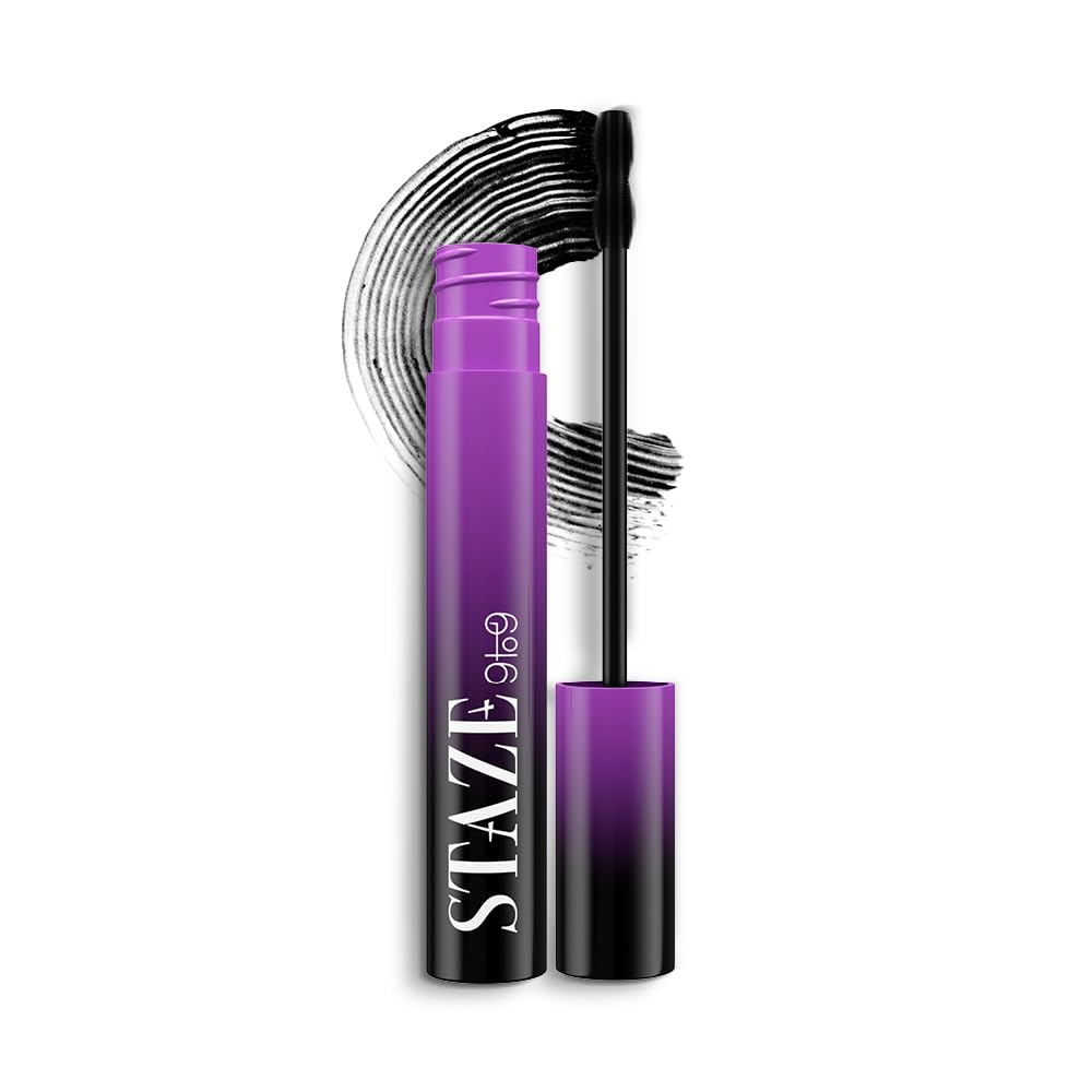 Staze 9to9 All Eyes On You Trio with Kajal + Liner + Mascara eyes makeup combo | Ultra-pigmented | 12 Hrs Long Lasting and Easily Blendable | Mix of Matte & Shimmer Eyeshadows