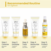 Globus Naturals Hyaluronic Acid & Vitamin C Anti Ageing Face Cream, Enriched with Rose & Glycerine, Skin Lightening & Brightening Formula, 100 ml, Pack Of 5