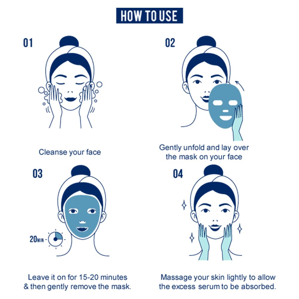 Jaquline USA Rose Sheet Mask| Zero Paraben And Sulphate| Biodegradable Ber Masks| Light-Weight| Hydrating And Skin Firming, 1 Count