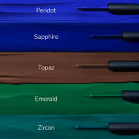 LoveChild Masaba Liquid Eyeliner Zircon (Peacock Green), Crystal Crush High Gloss Finish, Waterproof & Smudge-Proof, With Aloe Vera, Chamomile & Vitamin E, Long-Lasting Eye Liner, 3ml