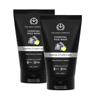 The Man Company Charcoal Face Wash (Buy 1 Get 1 Free) -75ml Each | Ylang Ylang | Anti Pollution, Acne Oil Control | Deep Cleansing | Blackheads Removal | All Skin Types