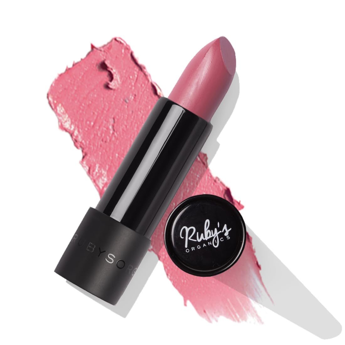 Ruby's Organics Semi-Matte Lipstick for Women All Indian Tones- Highly Pigmented, Moisturizing, Non Drying, Lightweight and Long Lasting- Lip Makeup, Synthetic Chemical Free- Nude Nuddy, 3.7g