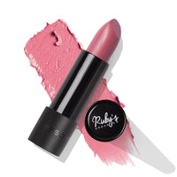 Ruby's Organics Semi-Matte Lipstick for Women All Indian Tones- Highly Pigmented, Moisturizing, Non Drying, Lightweight and Long Lasting- Lip Makeup, Synthetic Chemical Free- Nude Nuddy, 3.7g