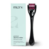 mars by GHC 0.5mm Derma Roller: 540 Titanium Micro Needles for Hair Growth & Beard Care | Minimize Hair Fall, Boost Follicle Stimulation | User-Friendly, Safe & Effective (Pack Of 2)