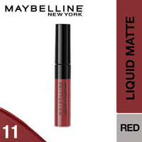 Maybelline New York Sensational Liquid Matte Lipstick 11, Made Easy, 7G. and Sensational Liquid Matte Lipstick, Soft Wine, 7 g