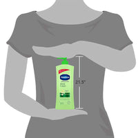 Vaseline Intensive Care Aloe Fresh Body Lotion, With 100% Aloe Extract, Non Greasy, Non -Sticky Formula For Hand & Body, 400 ml