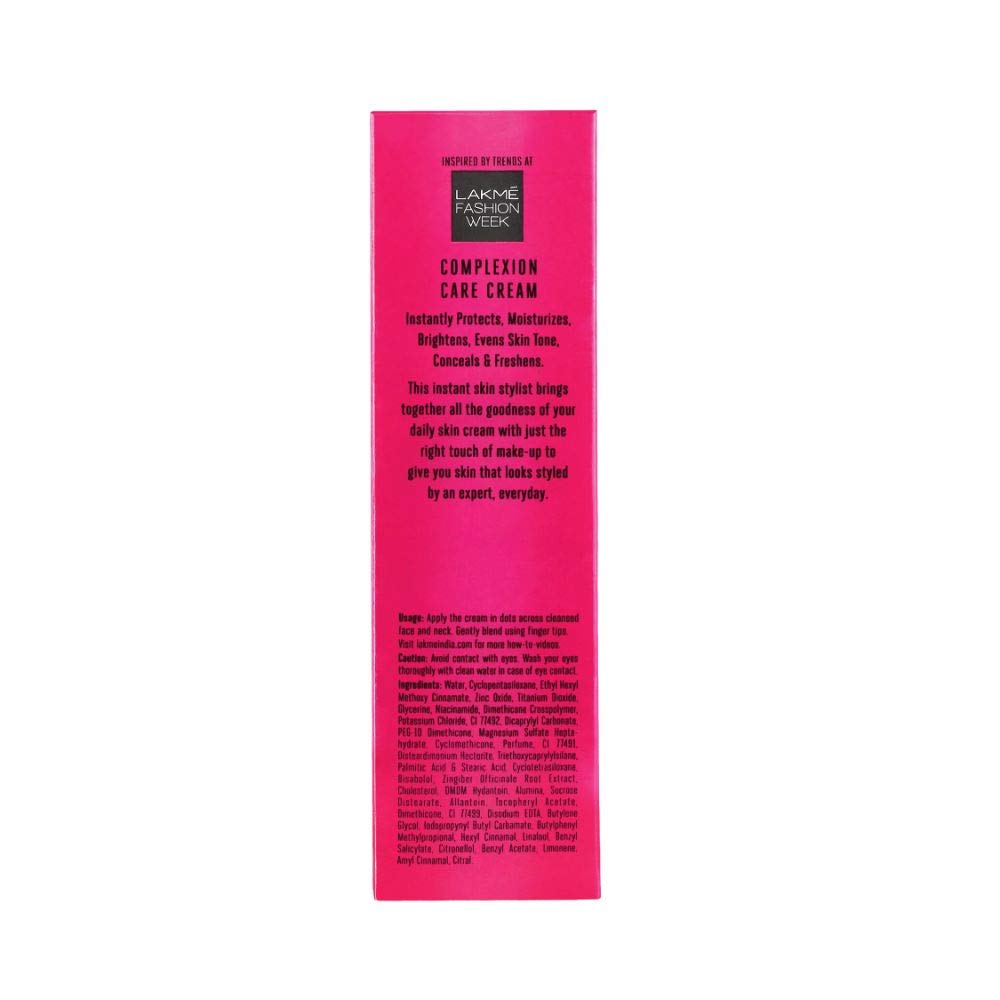 Lakme Eyeconic Lash Curling Mascara, Black, 9ml And Lakmé 9 to 5 Complexion Care CC Cream, Almond, 30g