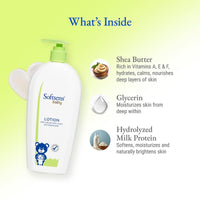 Softsens Baby Nourishing Lotion with Milk Cream & Shea Butter | No Harmful Chemicals, No Paraben and Phthalates,SLS Free For all skin types 400ml (Pack of 2)