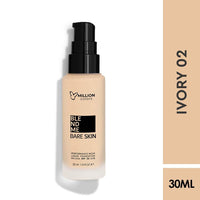 Million Colors Foundation for Face Makeup | Liquid Foundation for Oily and Dry Skin | Lightweight Matte Finish with SPF 20 | Waterproof Long-Lasting Makeup | All Skin Types | Ivory 02, 30ml