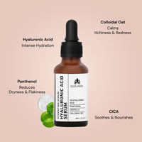 Suganda Hyaluronic Acid Face Serum for glowing skin & Barrier Repair | Anti Aging | Brightening & Hydrating | Reduces Fine Lines & Wrinkles | With Centella Asiatica, SLS and Mineral Oil Free (30ml)