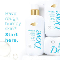 Dove Exfoliate Away Serum Body Wash | 4% Refining Serum + AHA | Micro-polishers for silkier skin | Paraben & SLS free | 300 ml