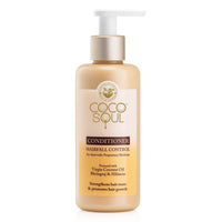 Coco Soul Hair Fall Control Conditioner with Ayurvedic Medicine | 100% Cold Pressed Virgin Coconut Oil | Bhringraj & Hibiscus | Sulphate & Paraben Free | From Makers of Parachute Advansed | 200 ml