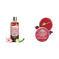 Nat Habit Dasabuti Winter Hair Oil & Lip Butter Combo For Men & Women, Hibiscus Amla Winter Hair Oil For Hair Growth, Beetroot Crush Lip Balm For Dry & Chapped Lips (Combo Pack of 2)