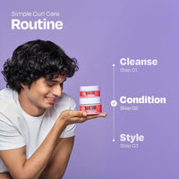 MANETAIN Multipurpose Hair Conditioner 200gm for Curly, Wavy, and Frizzy Hair | Protein/Moisture Balanced | Deep Conditioning, Hydrating, Strengthening, Detangling & Curl Enhancing | No Sulfates or Parabens