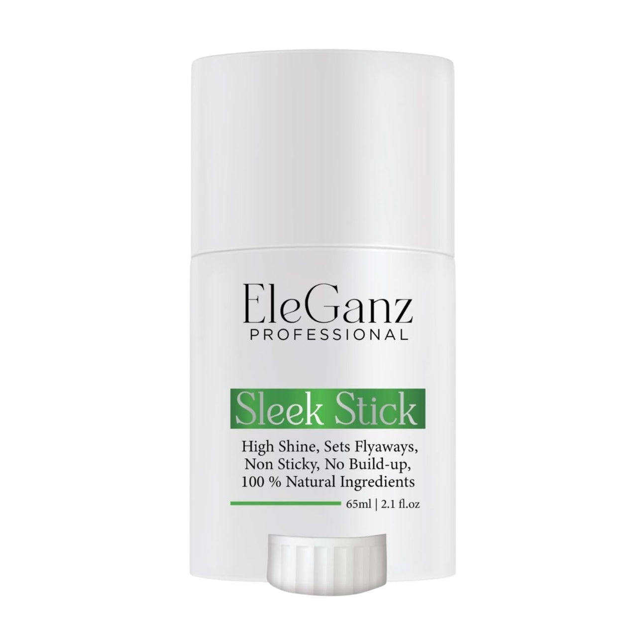 Eleganz Sleek Stick | Hair Wax Stick | High Shine | Sets Flyaways | Non Sticky | No Build-up | 100% Natural Ingredients | 65 ml