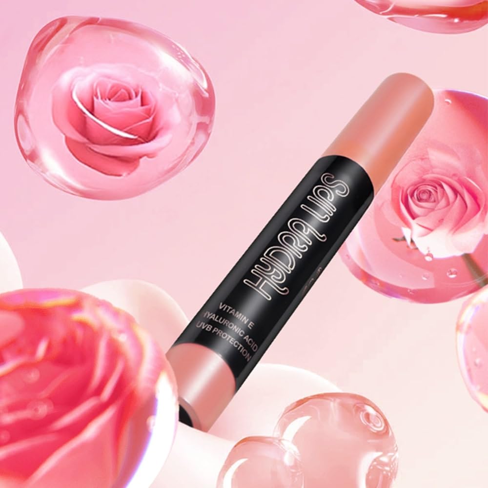 Daily Life Forever52 Hydra Lipstick, Semi-Matte Finish| Enriched with Hyaluronic Acid, Vitamin E & UVB Filter| 97% Lip Darkness Reduction | Vegan & Cruelty Free (ROSE BUBBLES-05, 2g)