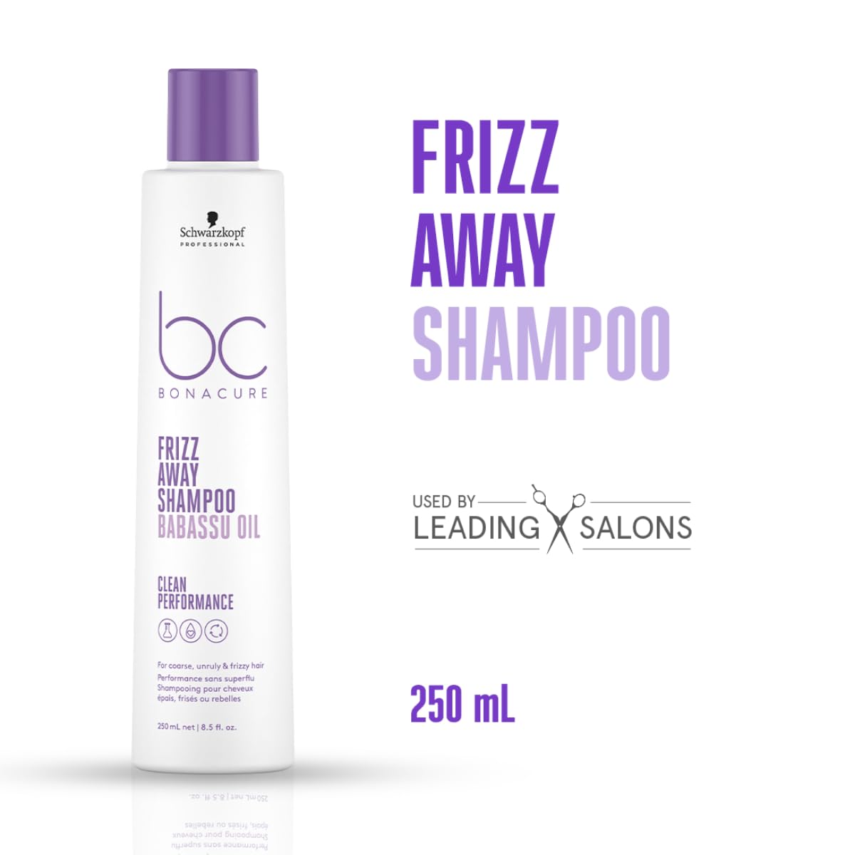 Schwarzkopf Professional Bonacure Keratin Smooth Perfect Micellar Shampoo | For Frizzy Hair | 250 Ml