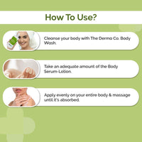 The Derma Co 1% Salicylic Acid Daily Exfoliating Body Serum Lotion For Rough & Bumpy Skin - 250 ml
